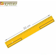 Hot Sale 30cm Clear PVC Flexible Ruler Soft Plastic Ruler